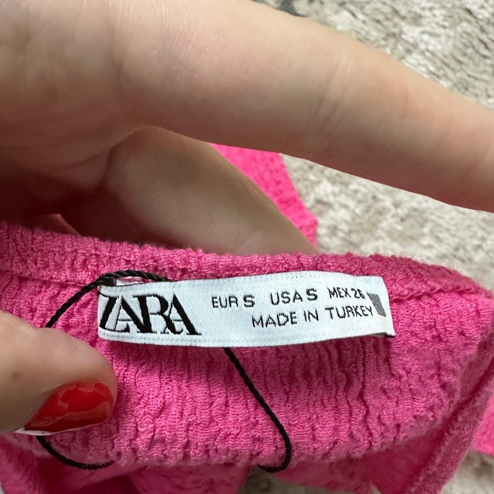 Zara Pink Top Size Small - Picture 5 of 5